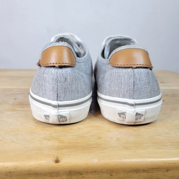 VANS Ortholite Sneakers, Heather Gray w/ Leather Accent, Womens Size : 9.5 - Picture 9 of 15